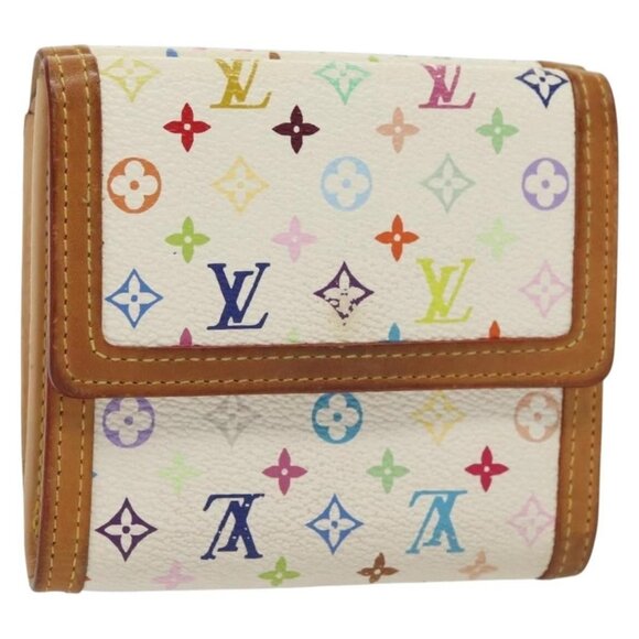 LOUIS VUITTON Multicolor Porte Monnaie Billets Cartes Credit M92983 Auth 130792 - Picture 1 of 16